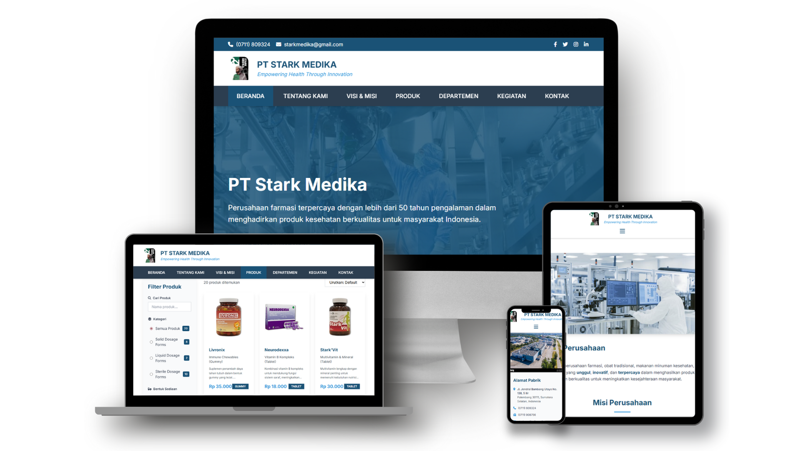 PT Stark Medika - Company Profile Perusahaan Farmasi