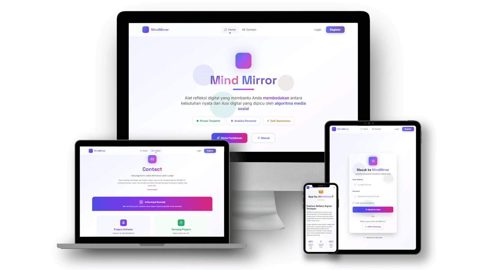 MindMirror - Platform Kesadaran Diri Digital